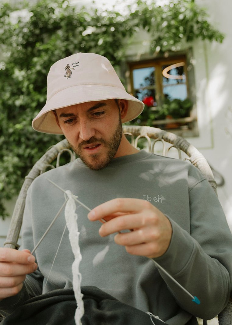 Bucket Hat PASST SCHO | Unisex | Bio-Baumwolle