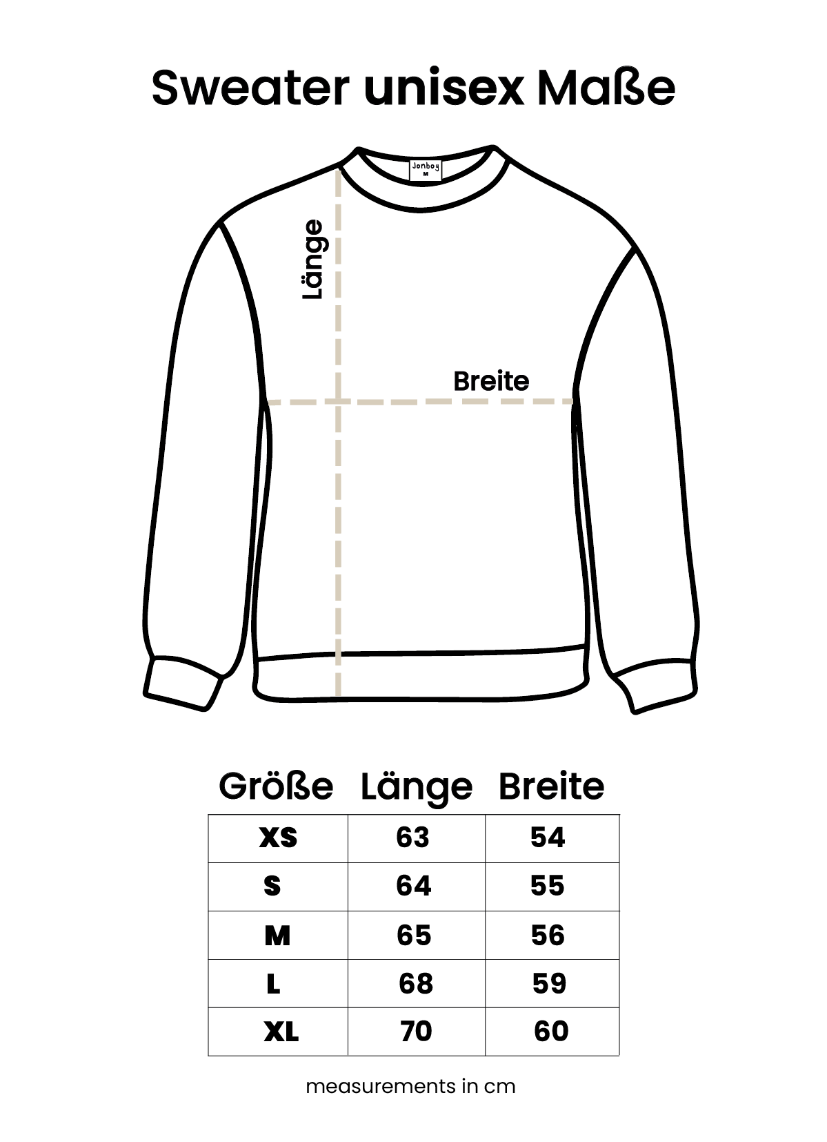 Sweatshirt JO EH | Unisex | Organic cotton