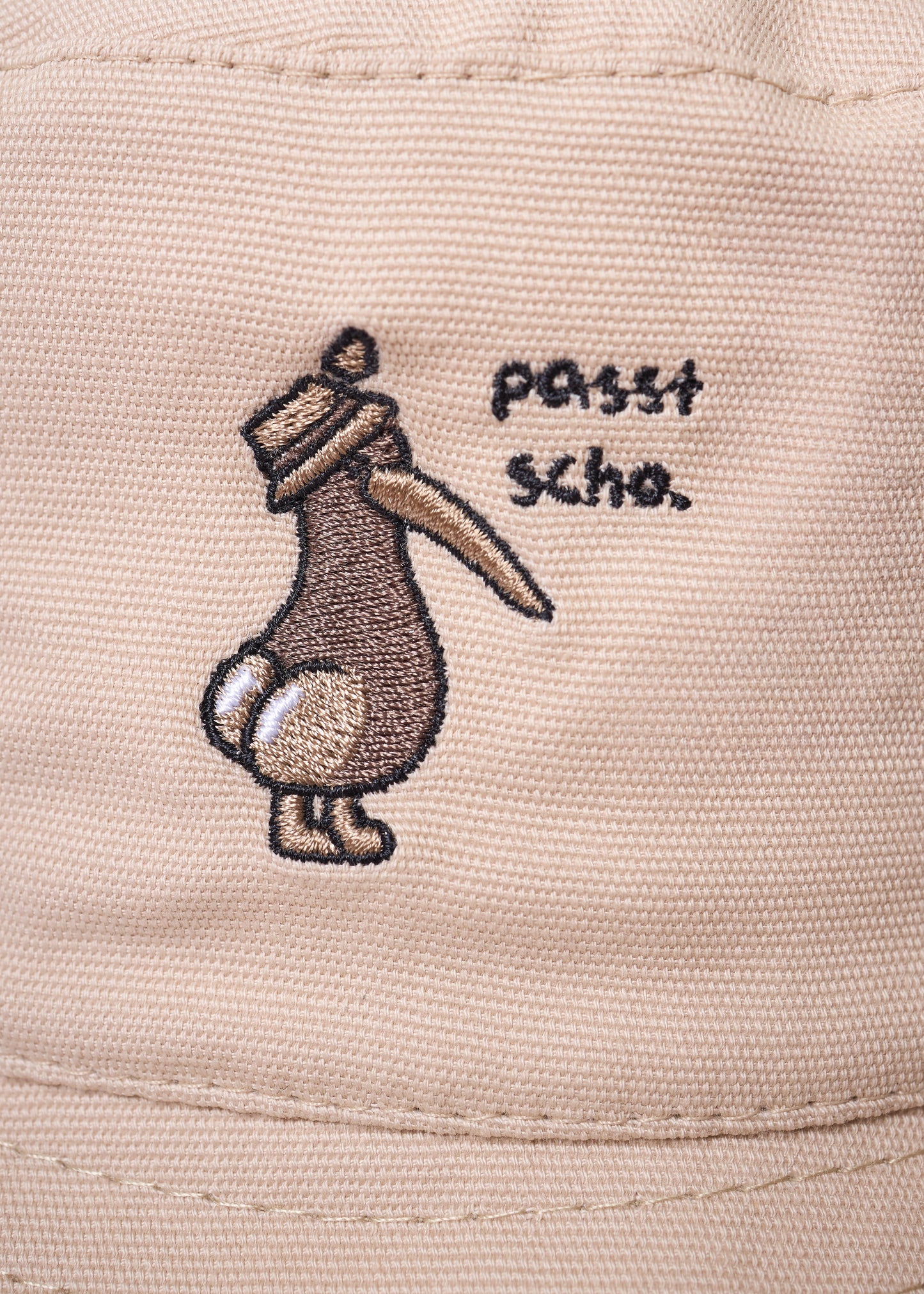 Bucket Hat PASST SCHO | Unisex | Bio-Baumwolle