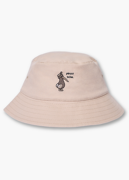 Bucket Hat PASST SCHO | Unisex | Bio-Baumwolle