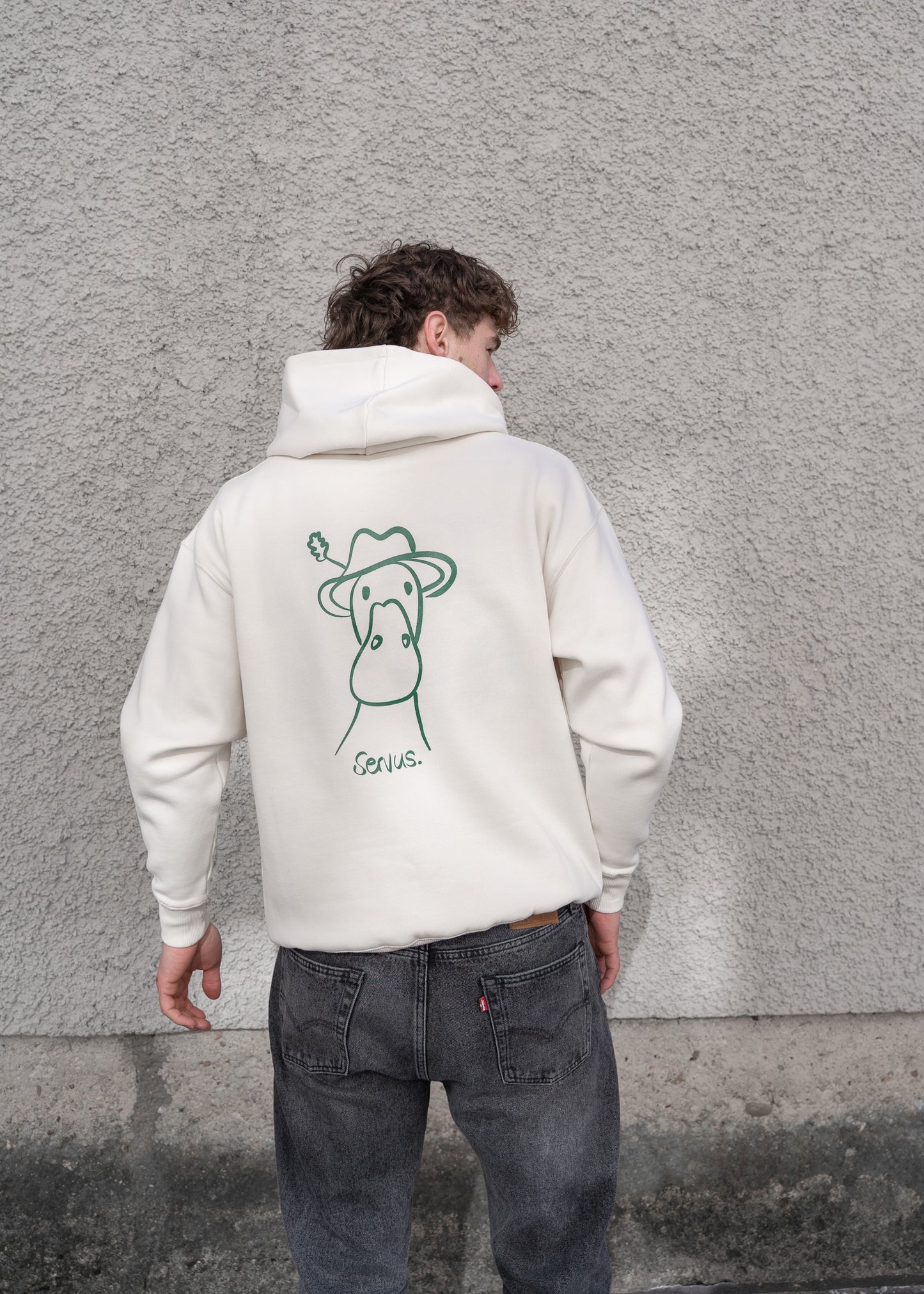 Oversized Hoodie SERVUS Unisex