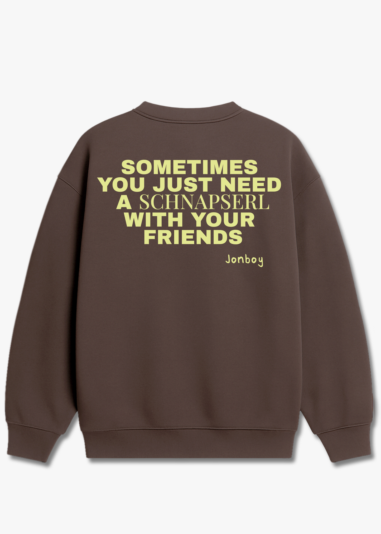 Oversized Sweatshirt SCHNAPSERL Unisex