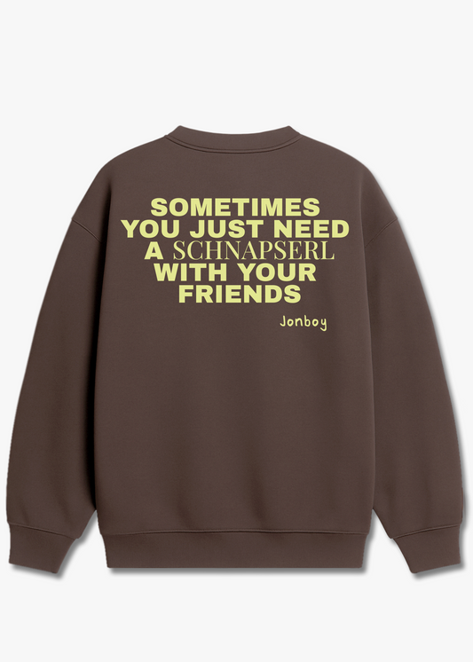 Oversized Sweatshirt SCHNAPSERL Unisex