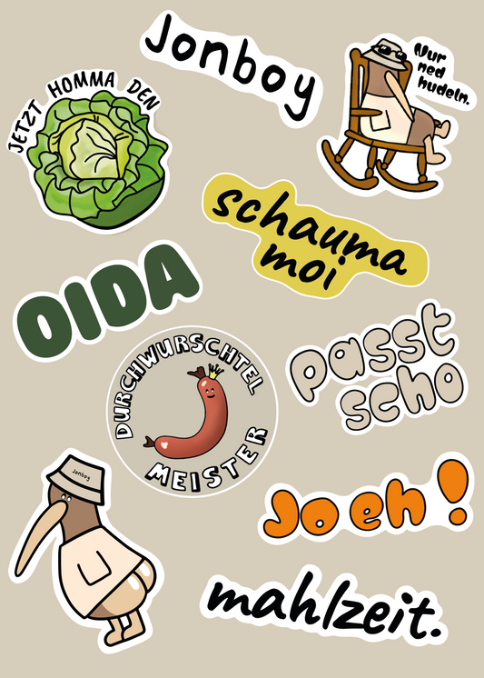 Stickerset jonboy