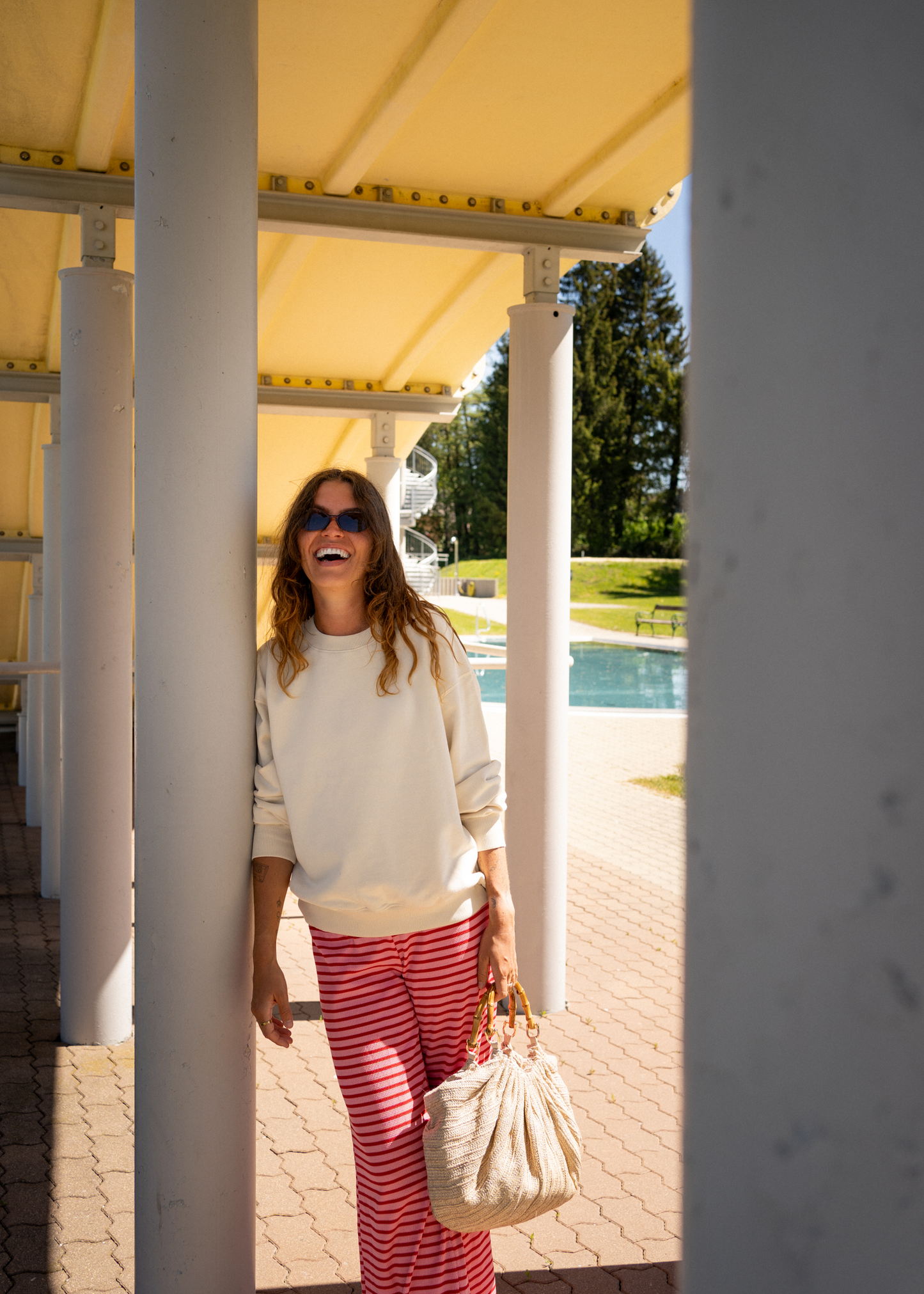 Oversized Sweatshirt BEIGE Unisex